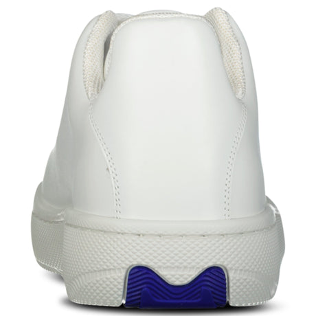 Burberry Leather Padded Trainers in White - Boinclo - Outlet Sale Under Retail
