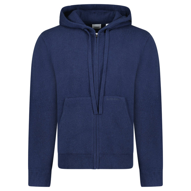 Burberry 'Lindley' Knitted Cashmere Hoodie Navy - Boinclo - Outlet Sale Under Retail