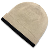 Burberry Logo Wool Beanie in Black & Archive Beige - Boinclo - Outlet Sale Under Retail