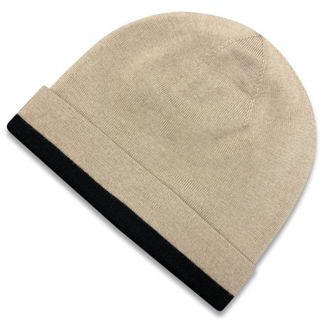 Burberry Logo Wool Beanie in Black & Archive Beige - Boinclo - Outlet Sale Under Retail