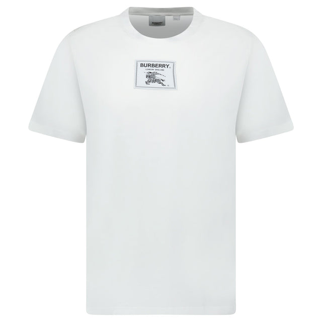 Burberry 'Margot' Embroidery London England Logo T-Shirt White - Boinclo - Outlet Sale Under Retail