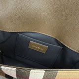 Burberry 'New Hampshire' Leather Shoulder Bag Ebony Brown - Boinclo - Outlet Sale Under Retail