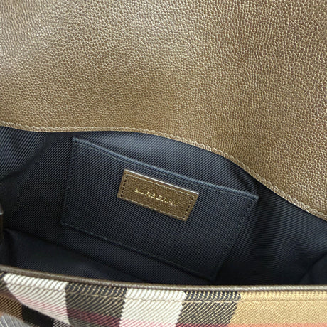 Burberry 'New Hampshire' Leather Shoulder Bag Ebony Brown - Boinclo - Outlet Sale Under Retail