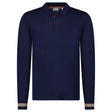 Burberry 'Pace' Signature Stripe Wool Polo Navy - Boinclo - Outlet Sale Under Retail