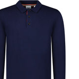 Burberry 'Pace' Signature Stripe Wool Polo Navy - Boinclo - Outlet Sale Under Retail