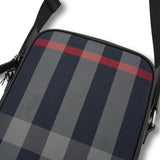 Burberry 'Paddy' Check Messenger / Side Bag Navy - Boinclo - Outlet Sale Under Retail