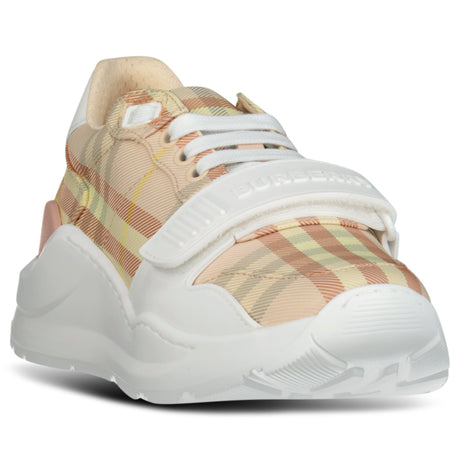 Burberry 'Ramsey Runner' Trainers in Teacup Check - Boinclo - Outlet Sale Under Retail