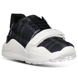 Burberry 'Ramsey Runner' Trainers Storm Blue Check - Boinclo - Outlet Sale Under Retail