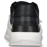 Burberry 'Ramsey Runner' Trainers Storm Blue Check - Boinclo - Outlet Sale Under Retail