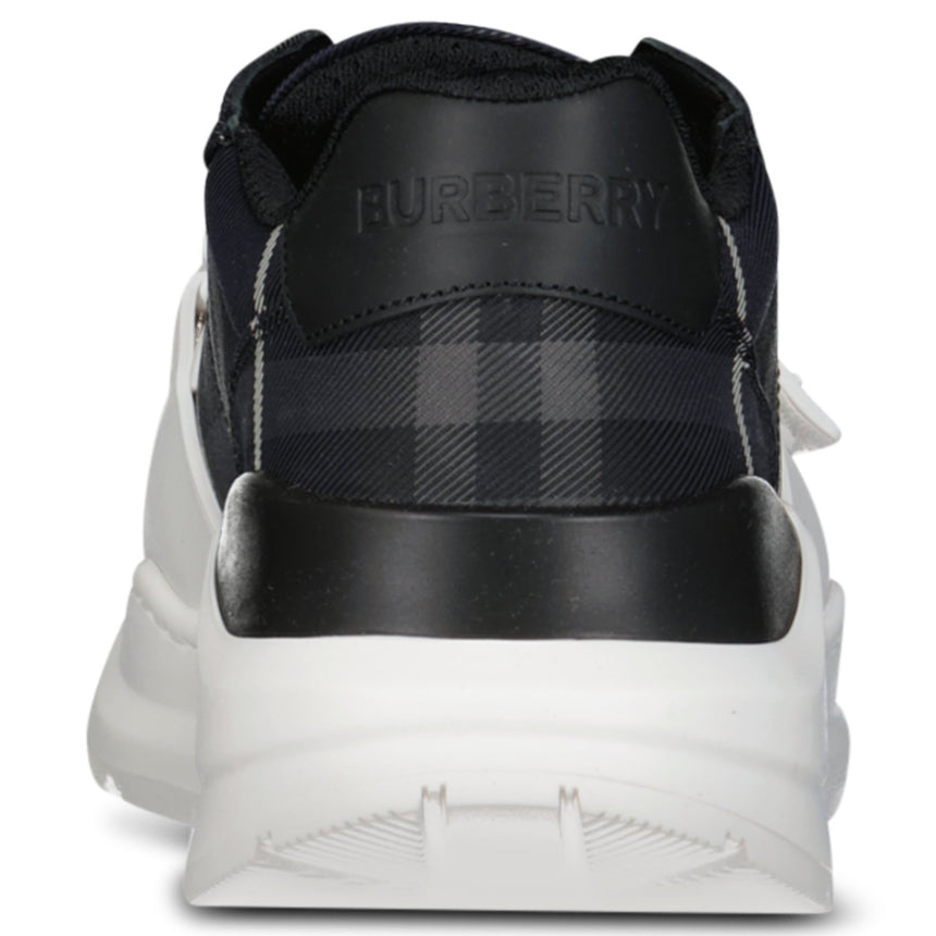 Burberry 'Ramsey Runner' Trainers Storm Blue Check - Boinclo - Outlet Sale Under Retail