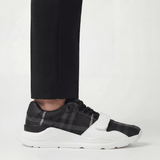 Burberry 'Ramsey Runner' Trainers Storm Blue Check - Boinclo - Outlet Sale Under Retail