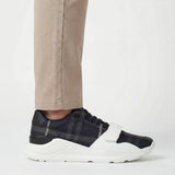 Burberry 'Ramsey Runner' Trainers Storm Blue Check - Boinclo - Outlet Sale Under Retail