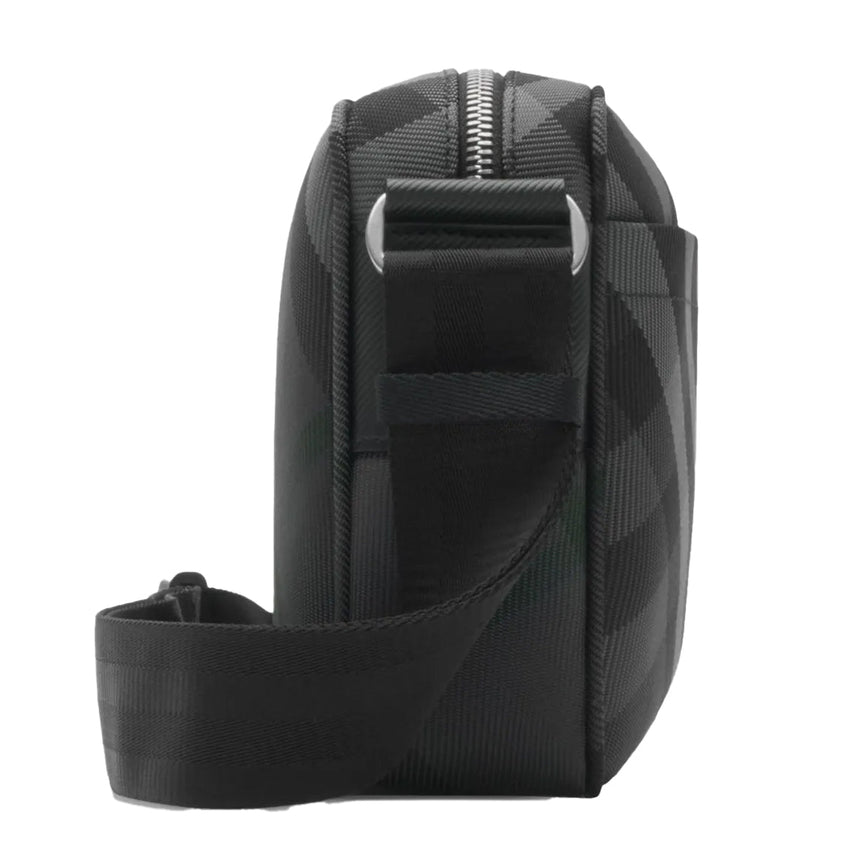 Burberry Slim Grid Crossbody Bag in Charcoal Black - Boinclo - Outlet Sale Under Retail