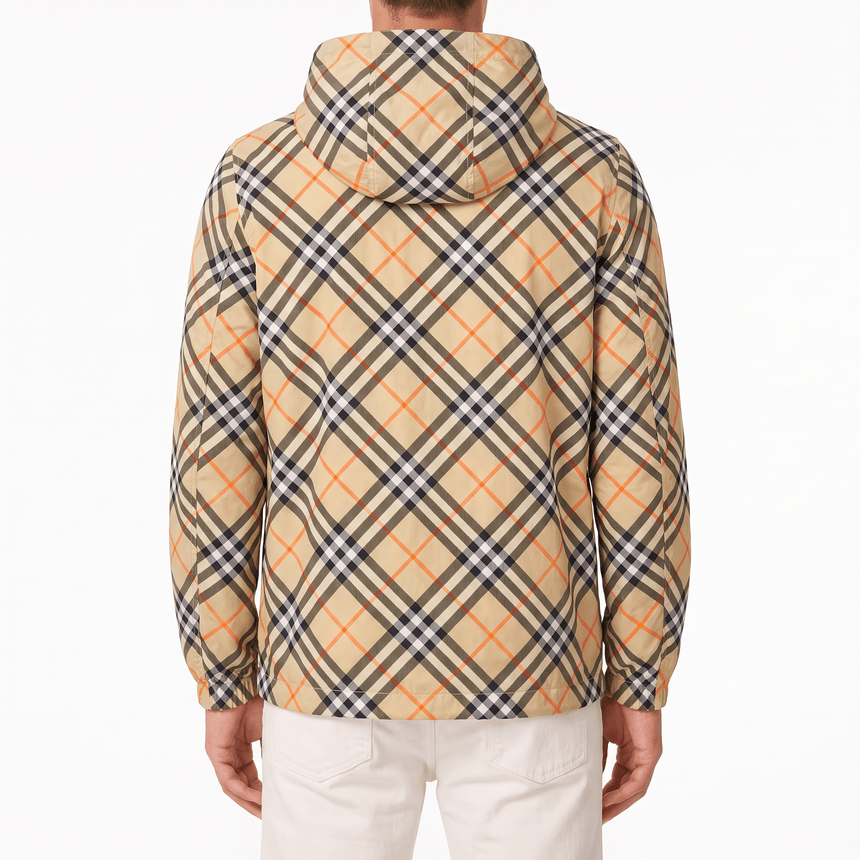 Burberry Stanford Check Jacket in Sand - Boinclo - Outlet Sale Under Retail