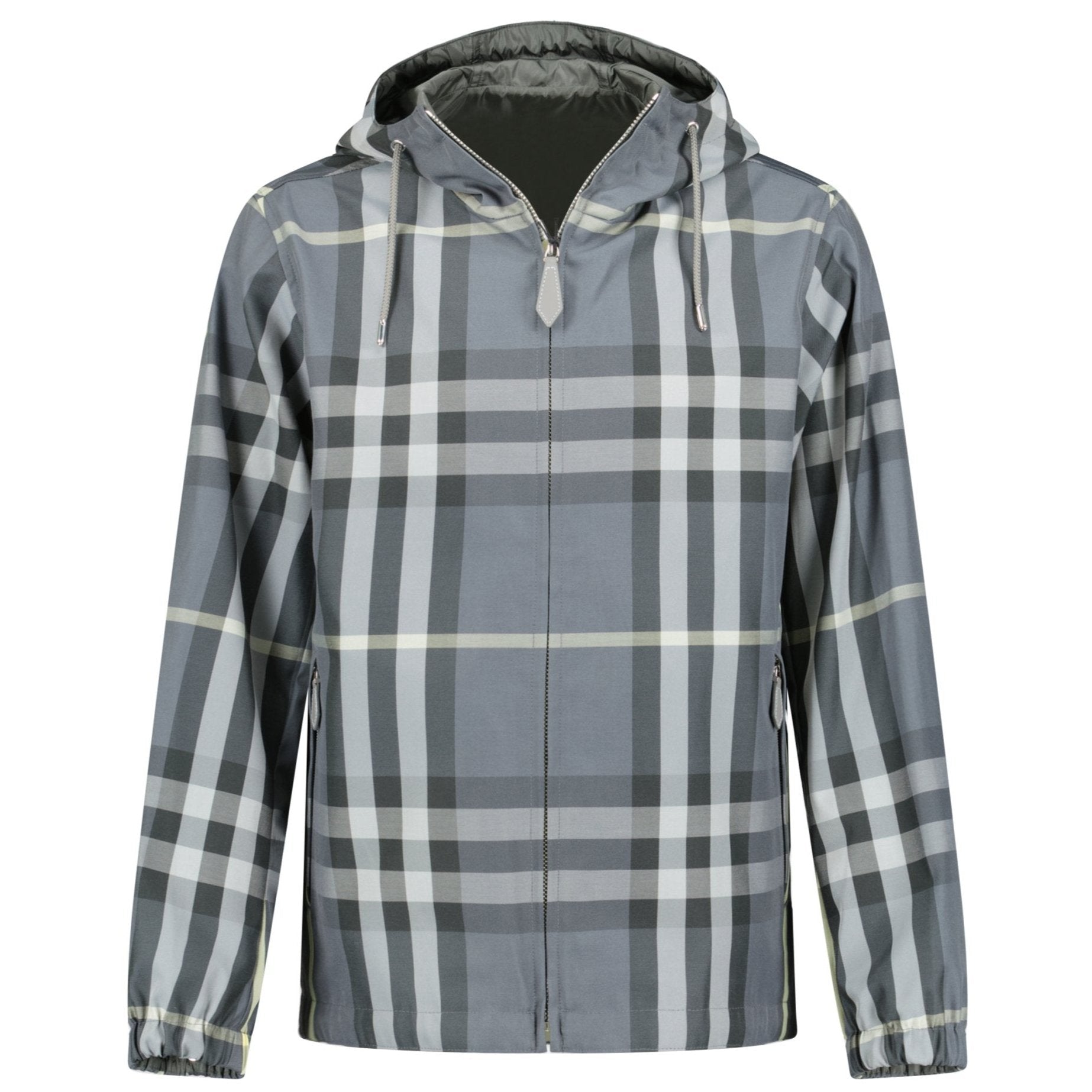 Burberry Grey Zip Up Jacket Mens $920 MENS BURBERRY FORDSON GRAY