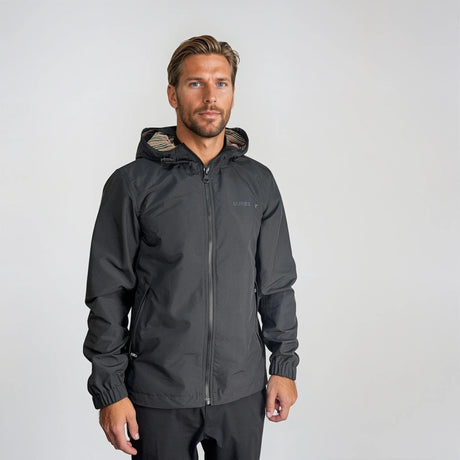 Burberry 'Stanford' Zip - Up Stripe Hooded Jacket Black - Boinclo - Outlet Sale Under Retail