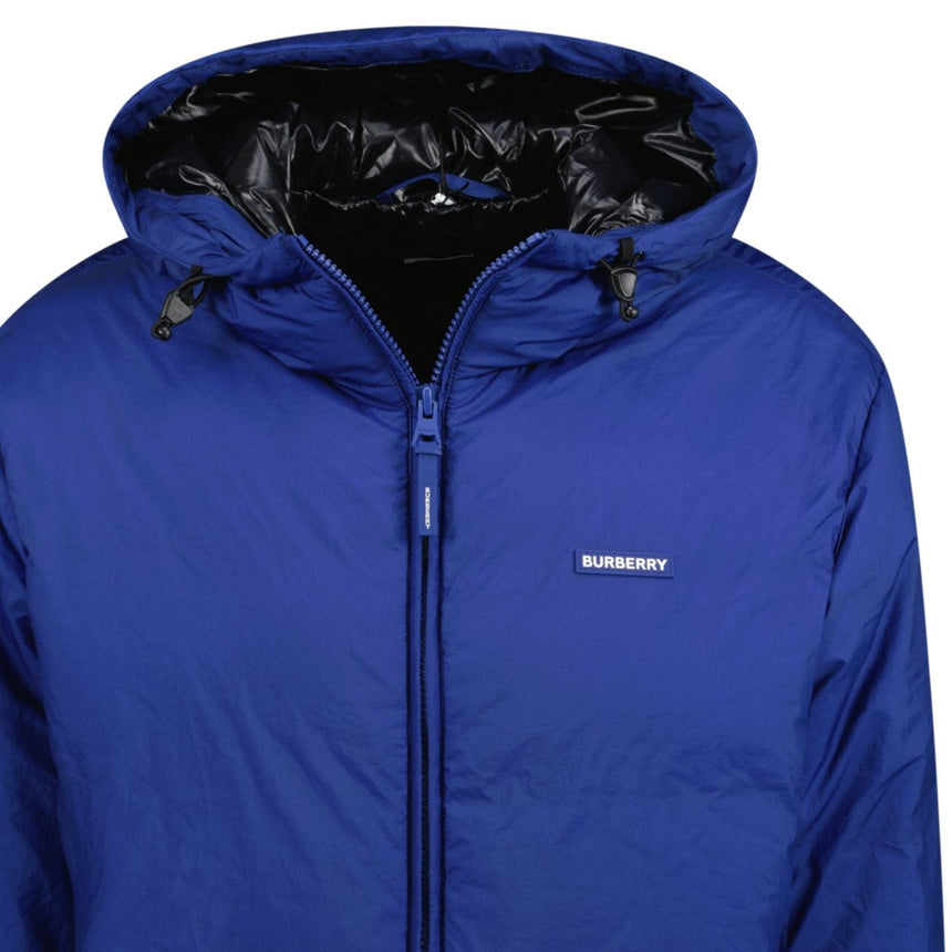 Burberry 'Sunderland' Logo Hooded Down Jacket Honey Royal Blue - Boinclo - Outlet Sale Under Retail