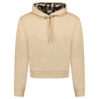 Burberry 'Talley' Embroidery Logo Check Hooded Sweatshirt Beige - Boinclo - Outlet Sale Under Retail