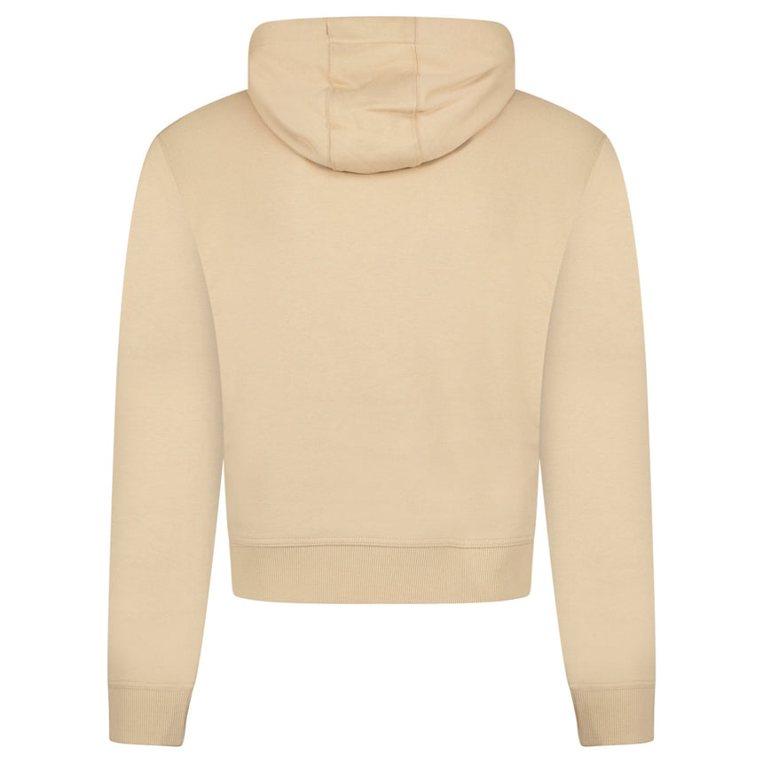 Burberry 'Talley' Embroidery Logo Check Hooded Sweatshirt Beige - Boinclo - Outlet Sale Under Retail