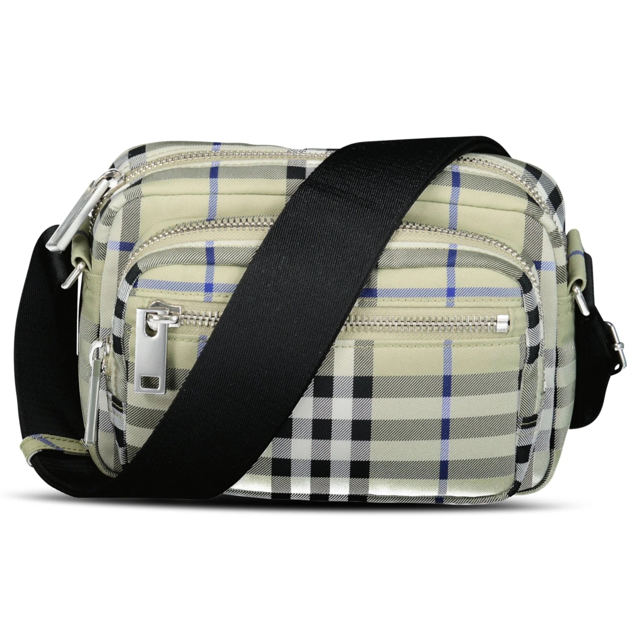 Color variation of Burberry Warner Check Crossbody Bag in Lichen