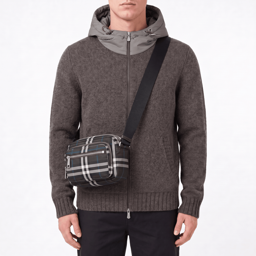 Burberry Warner Check Crossbody Bag in Snug - Boinclo - Outlet Sale Under Retail