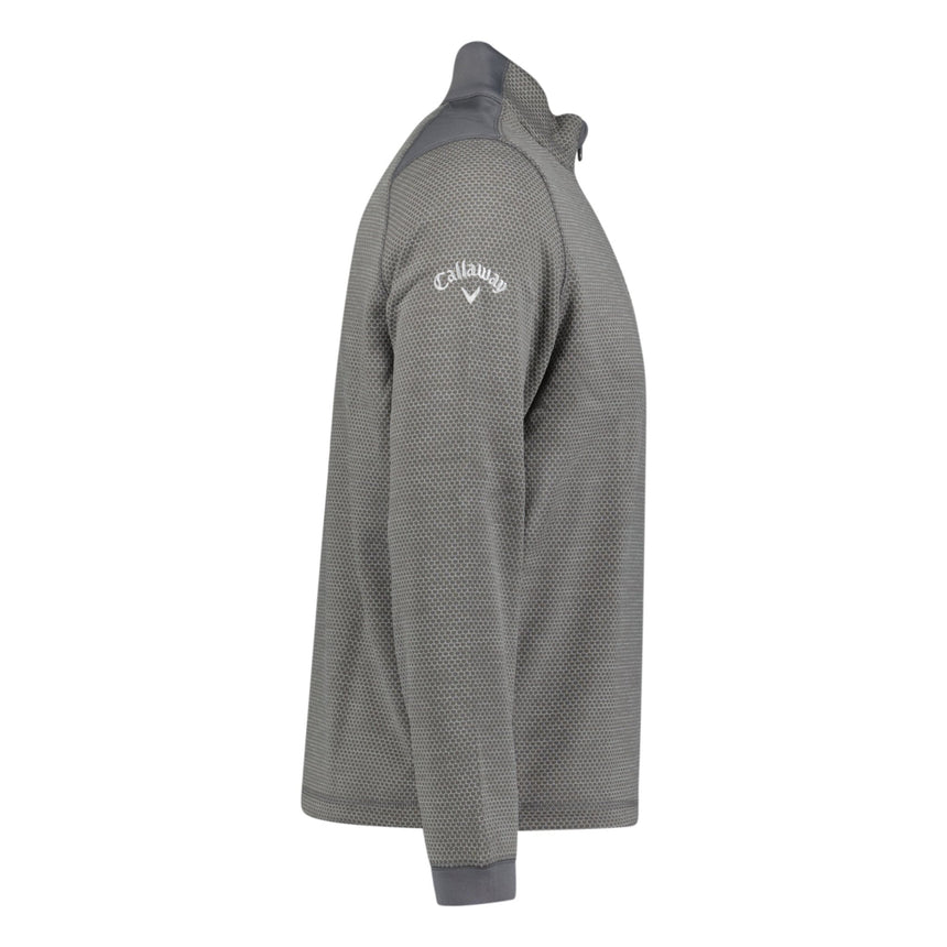 Callaway Eco Hex 1/2 Zip Golf Pull Over Grey Heather - Boinclo - Outlet Sale Under Retail