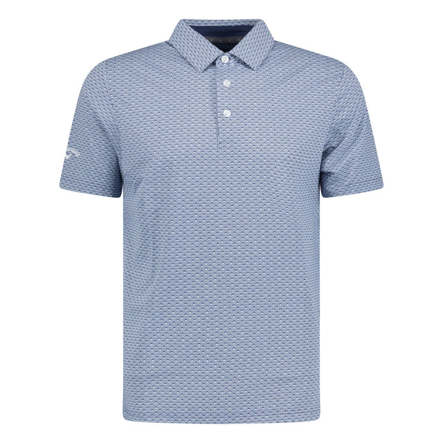 Callaway Trademark Print Golf Polo - Navy Peacoat - Boinclo - Outlet Sale Under Retail
