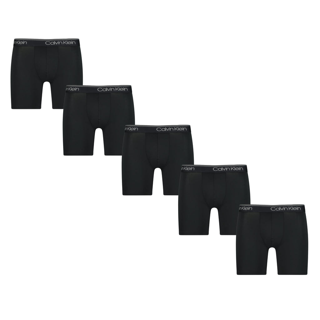 Calvin Klein Microfiber Stretch Boxers Black (5 Pack) - Boinclo ltd - Outlet Sale Under Retail