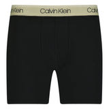 Calvin Klein Microfiber Stretch Boxers Black & Coloured Branding (3 Pack) - Boinclo - Outlet Sale Under Retail