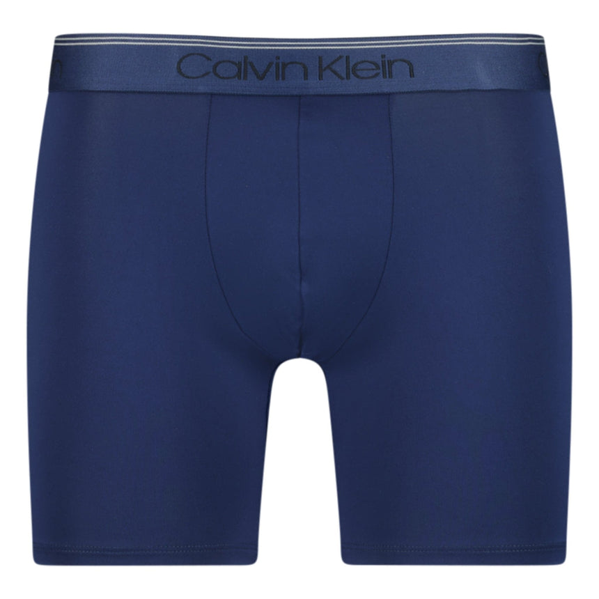 Calvin Klein Microfiber Stretch Boxers Navy X2, Black, Blue & Khaki (5 Pack) - Boinclo - Outlet Sale Under Retail