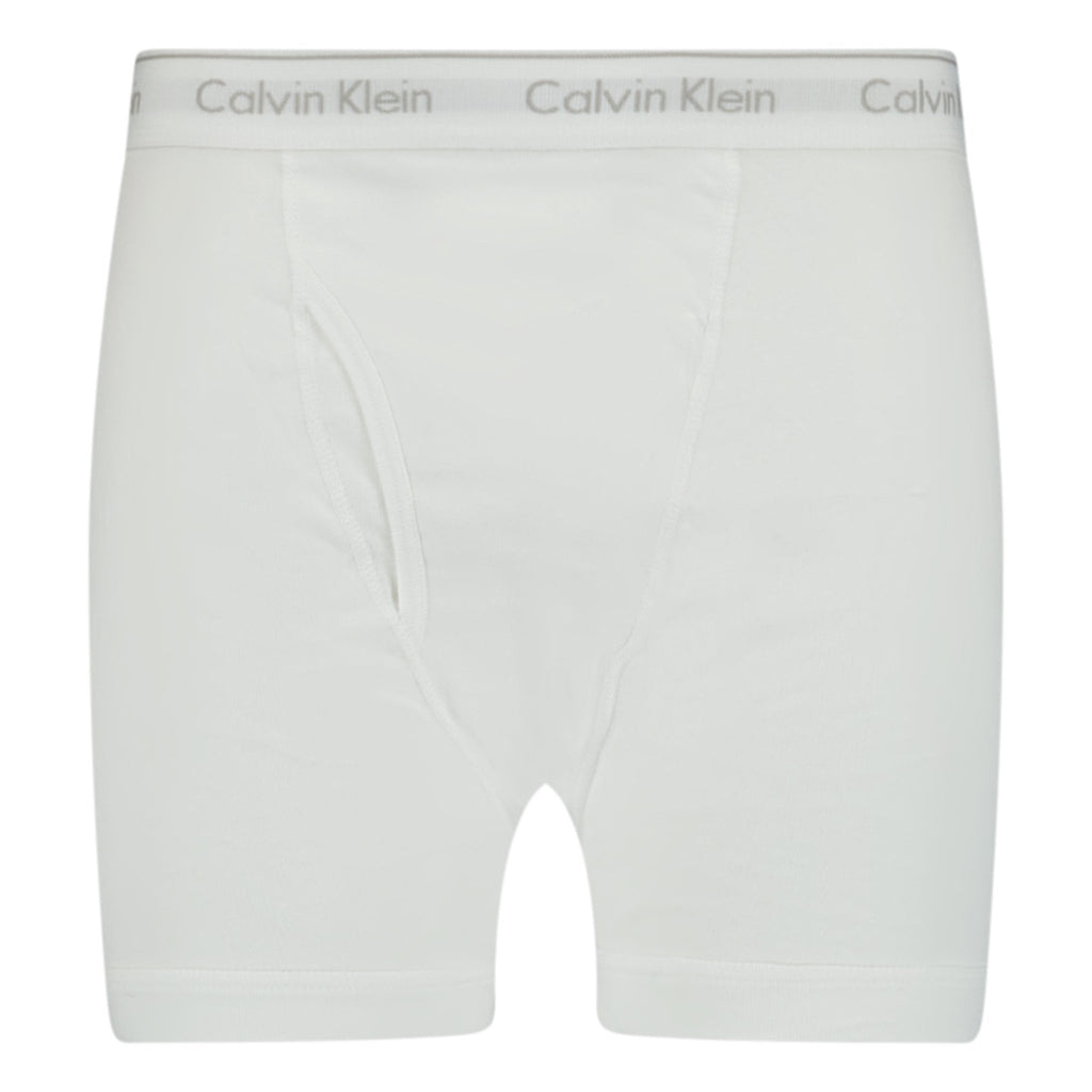Calvin Klein Stencil Logo Cotton Stretch Boxers White (3 Pack) - Boinclo ltd - Outlet Sale Under Retail