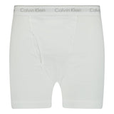 Calvin Klein Stencil Logo Cotton Stretch Boxers White (3 Pack) - Boinclo - Outlet Sale Under Retail