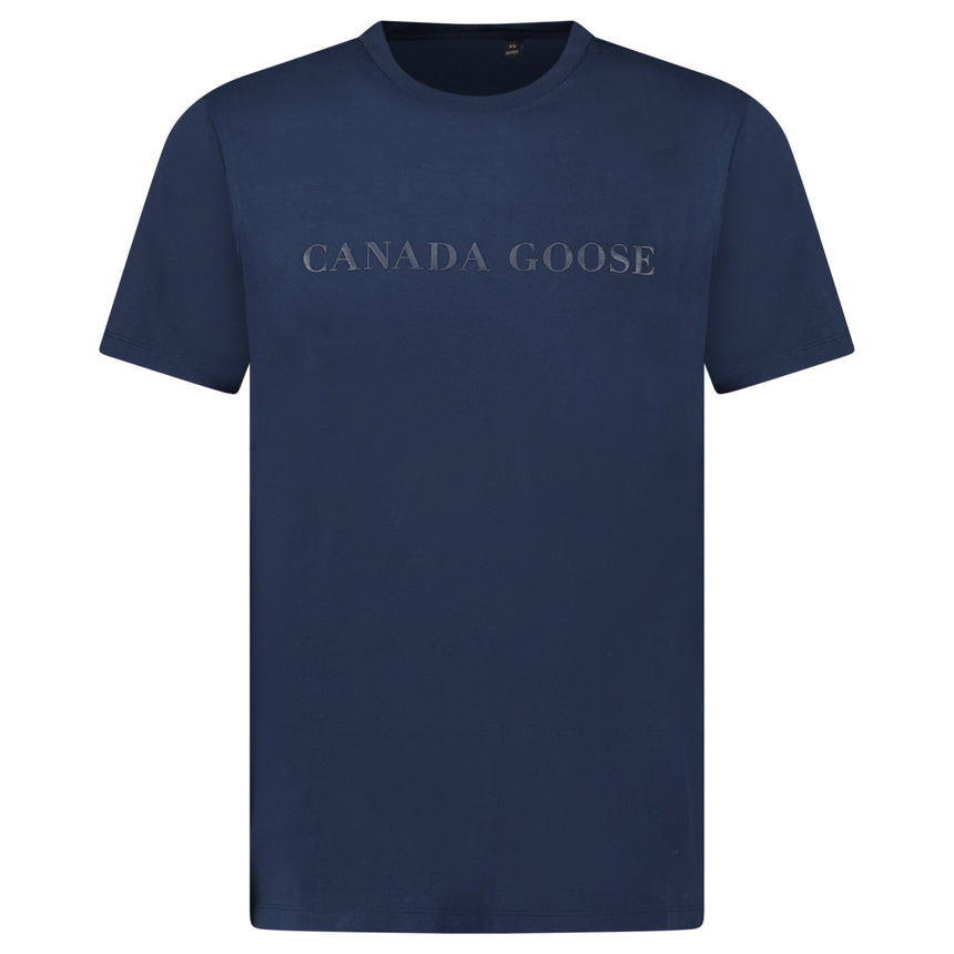 Canada Goose Emersen T-Shirt in Atlantic Navy - Boinclo - Outlet Sale Under Retail