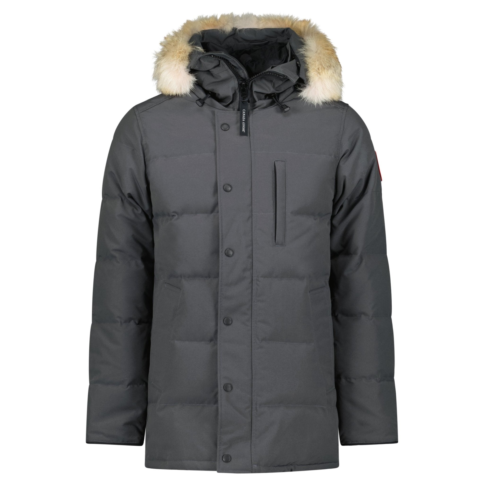 Color variation of Carson With Fur Parka Jacket Grey