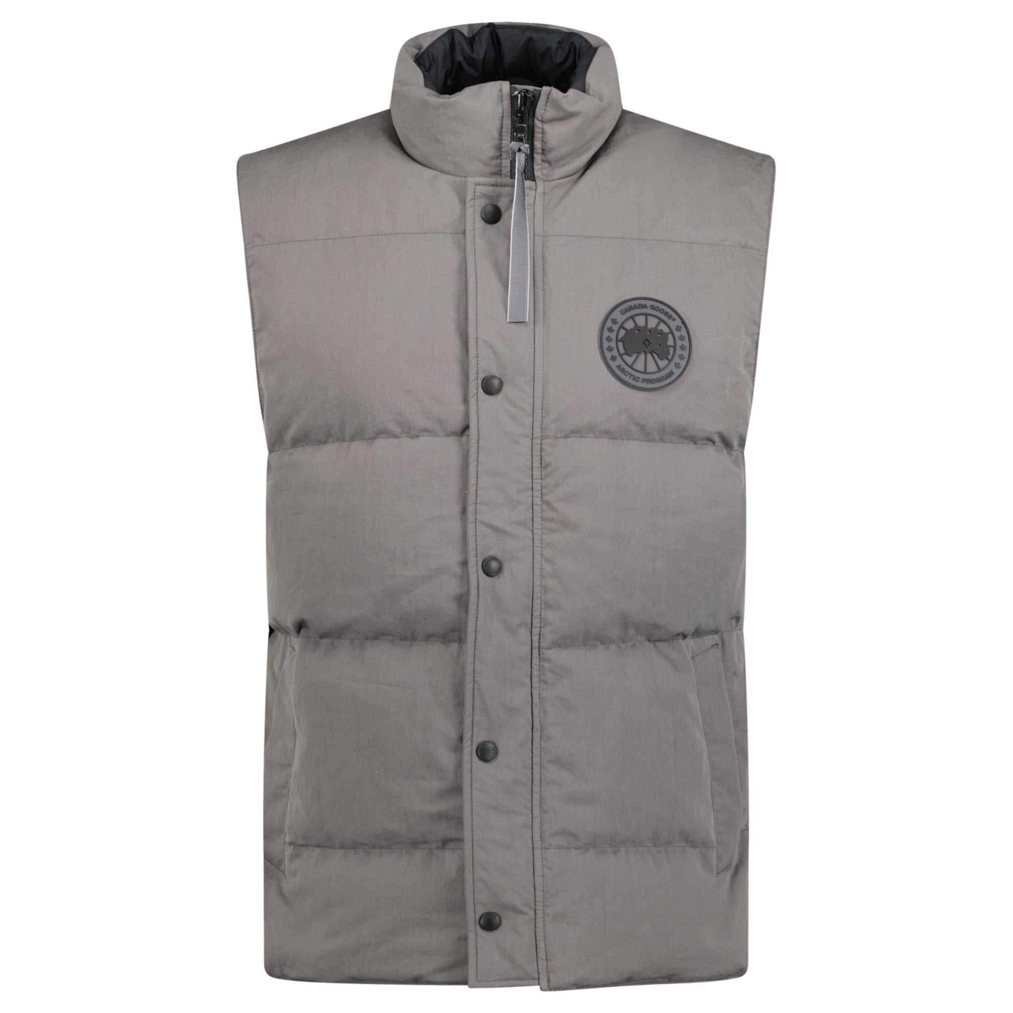 Canada Goose Garson Rubber Badge Gilet Grey Outlet Sale Always Under Retail Boinclo