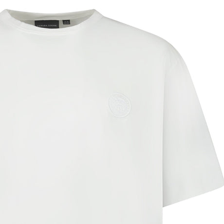 Canada Goose Gladstone Embroidered Logo T-Shirt in White - Boinclo - Outlet Sale Under Retail