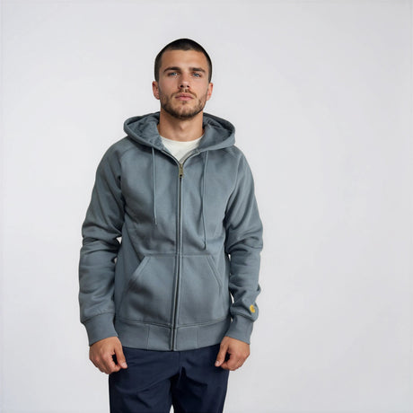 Carhartt WIP Chase Hoodie in Cozy Blue - Boinclo - Outlet Sale Under Retail