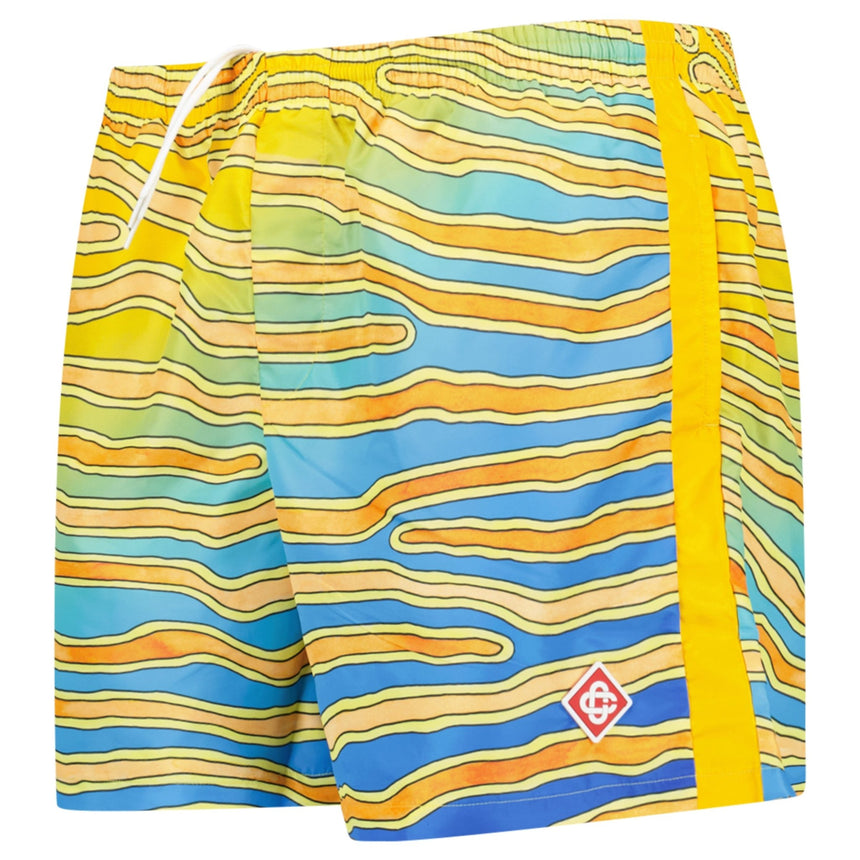 Casablanca Ange De Jour Technical Synthetic Shorts in Multicolour - Boinclo - Outlet Sale Under Retail