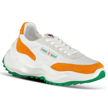 Casablanca Atlantis Chunky Sneakers White & Orange - Boinclo - Outlet Sale Under Retail