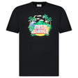 Casablanca "Casa Beach Wave" Printed T-Shirt in Black - Boinclo - Outlet Sale Under Retail