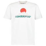 Casablanca 'Casa Montagne' Printed T-Shirt in White - Boinclo - Outlet Sale Under Retail