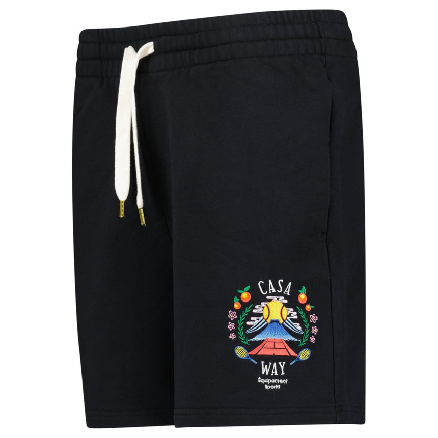 Casablanca 'Casa Way' Classic Sweatshorts in Black - Boinclo - Outlet Sale Under Retail