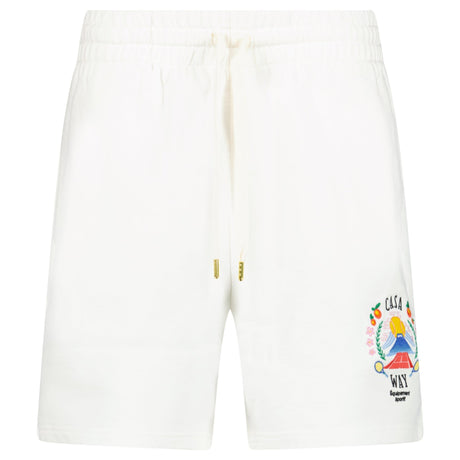 Casablanca "Casa Way" Classic Sweatshorts in White - Boinclo - Outlet Sale Under Retail