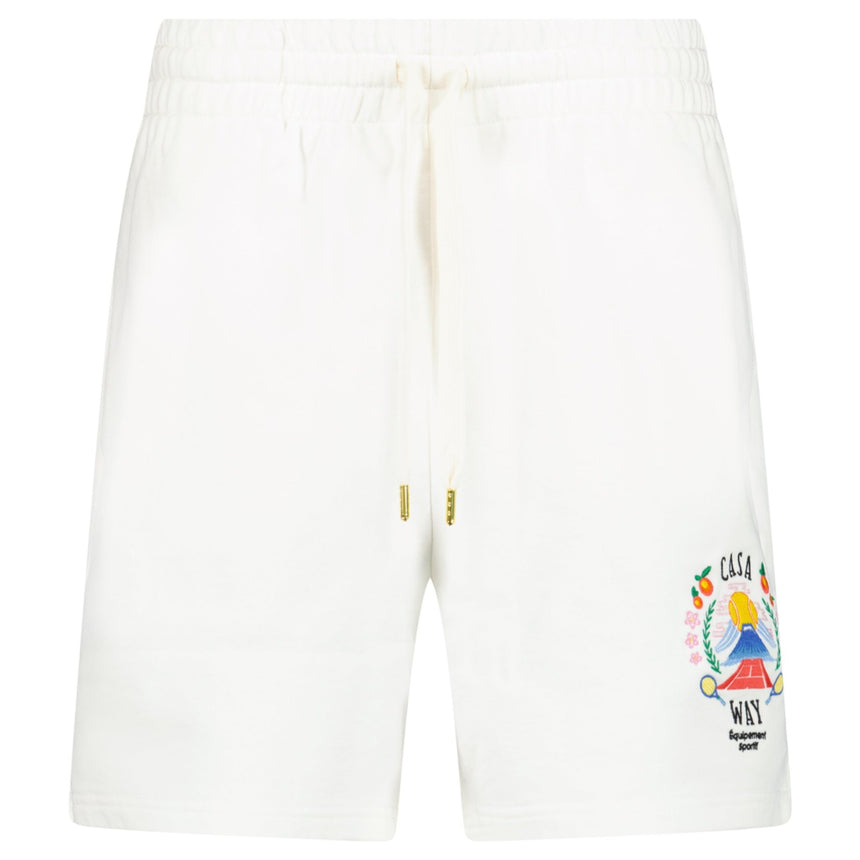 Casablanca "Casa Way" Classic Sweatshorts in White - Boinclo - Outlet Sale Under Retail