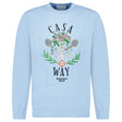 Casablanca ‘Casa Way’ Graphic Print Sweatshirt in Baby Blue - Boinclo - Outlet Sale Under Retail