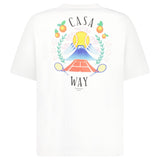 Casablanca Casa Way Mountain Short Sleeve T-Shirt in White - Boinclo - Outlet Sale Under Retail