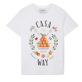 Casablanca 'Casa Way' T-Shirt White - Boinclo - Outlet Sale Under Retail
