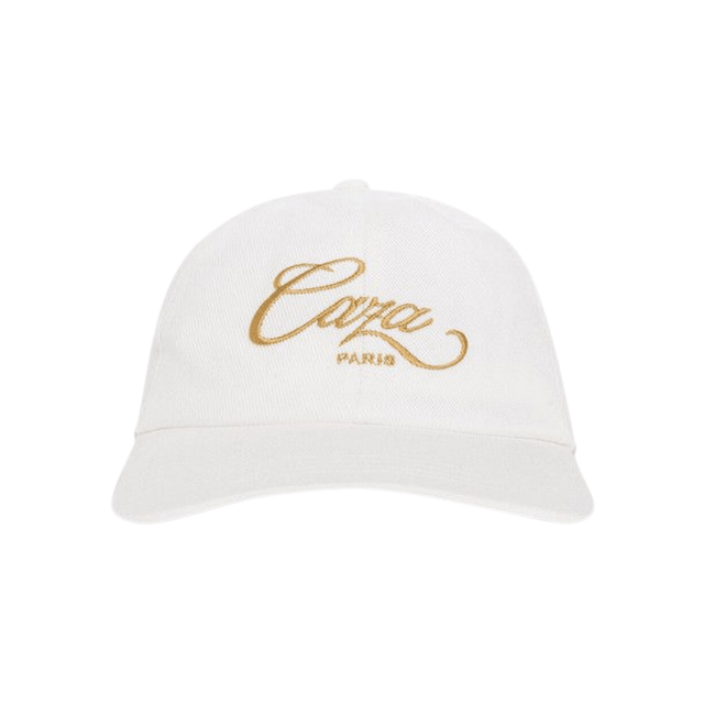 Casablanca Caza Text-Embroidered Cotton Baseball Cap in White - Boinclo - Outlet Sale Under Retail