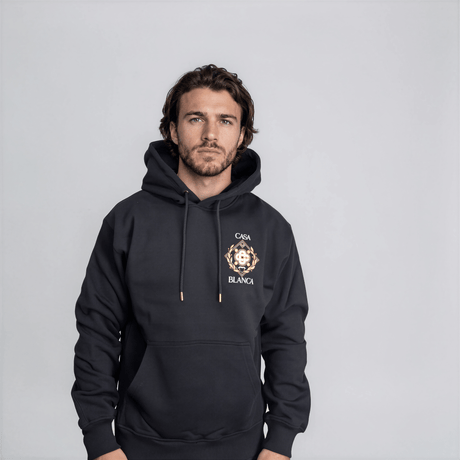 Casablanca Championship Diamond Printed Hoodie in Black - Boinclo - Outlet Sale Under Retail