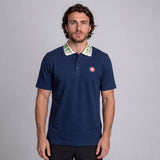 Casablanca Classic Laurel Pique Polo Navy - Boinclo - Outlet Sale Under Retail